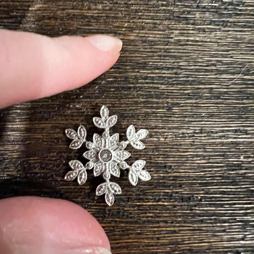 Snowflake Pendant (for Necklace) - Sterling Silver